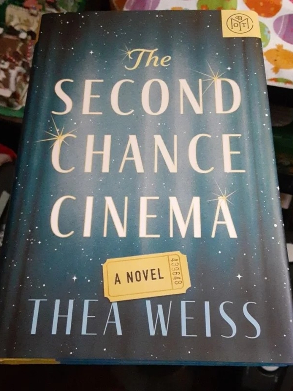 The Second Chance Cinema by Thea Weiss - Teal Hardcover Coffee Table Book